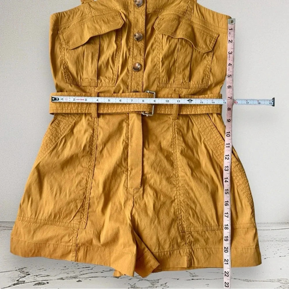A.L.C. Gillian Romper in Goldenrod Size 8 - Picture 9 of 15